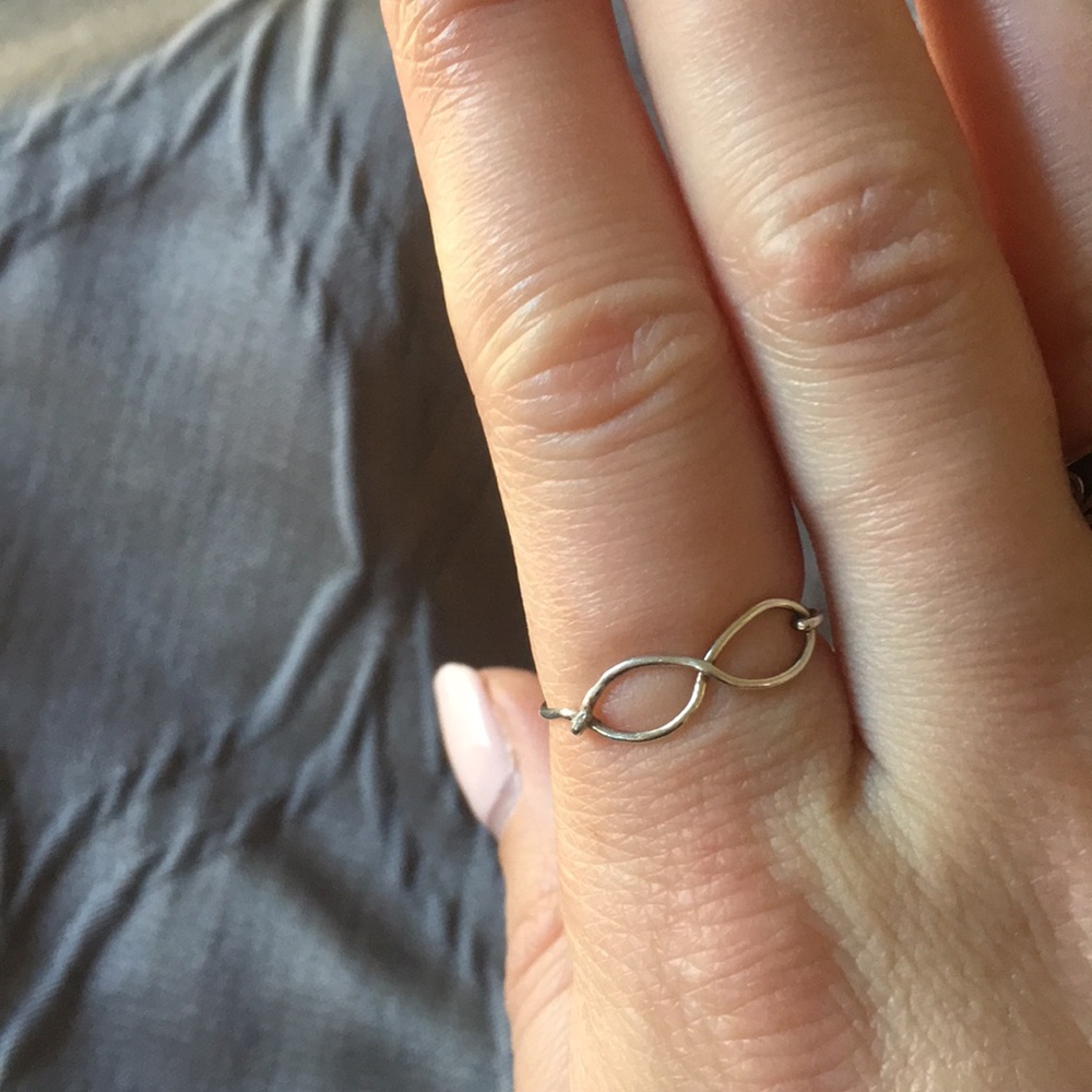 Silver Infinity Ring - image 1